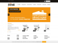 ferroli.com.pl Webseite Vorschau