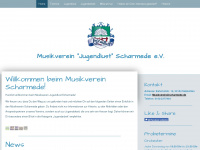 musikvereinscharmede.de Webseite Vorschau