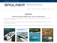 bayliner-boote.at Webseite Vorschau