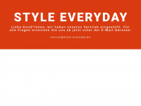 style-everyday.de Webseite Vorschau