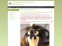 abe-entomofaunistik.org Webseite Vorschau