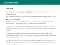 gaertner-webentwicklung.de Webseite Vorschau