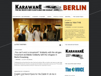 karawane-berlin.org Webseite Vorschau