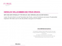 firus-druck.de Webseite Vorschau