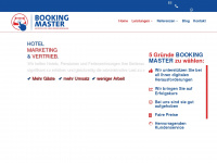 booking-master.de Webseite Vorschau