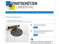 stadtschuetzen-langenthal.ch Webseite Vorschau