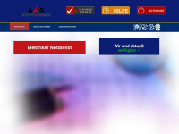 as-elektro-notdienst.de Webseite Vorschau