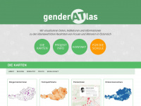 genderatlas.at Webseite Vorschau