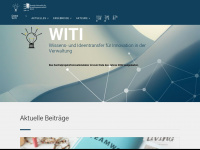 witi-innovation.de Webseite Vorschau