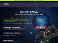 centralregister.info Webseite Vorschau