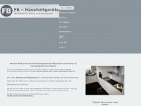 fb-haushaltgeraete.ch Webseite Vorschau
