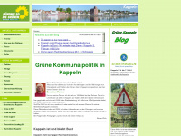 gruene-kappeln.de Webseite Vorschau