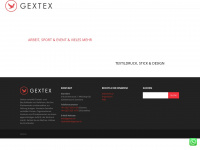 gextex.ch Webseite Vorschau