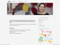 sabinehoelzl.at Webseite Vorschau
