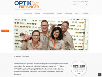 optik-freisinger.at Webseite Vorschau