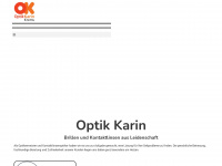optik-karin.at Webseite Vorschau