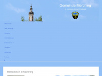 gemeinde-merching.de Webseite Vorschau
