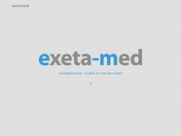 exeta-med.de Webseite Vorschau