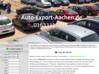 auto-export-aachen.de Webseite Vorschau