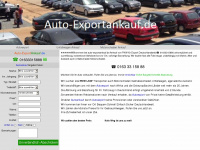 auto-exportankauf.de Webseite Vorschau