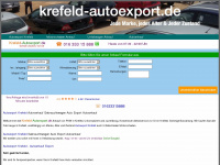 krefeld-autoexport.de Webseite Vorschau
