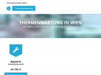 thermenwartunginwien.at Webseite Vorschau