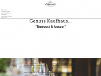 genusskaufhaus.de Webseite Vorschau
