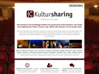 kultursharing.de Webseite Vorschau