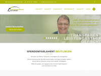 spendenparlament-reutlingen.com Webseite Vorschau