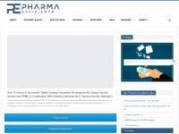 pharmaexcipients.com Webseite Vorschau