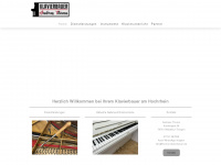 thoma-klavierbauer.de Webseite Vorschau