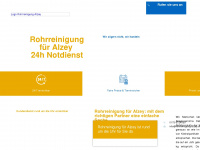 rohrreinigung-alzey.de Webseite Vorschau