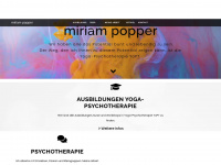 miriampopper.com Webseite Vorschau
