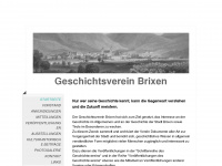 geschichtsvereinbrixen.com Webseite Vorschau