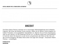 martin-pecheur.ch Webseite Vorschau