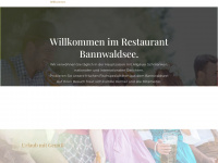 restaurant-bannwaldsee.de Webseite Vorschau