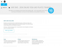 yoga.one Webseite Vorschau