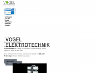vogel-elektrotechnik.com Webseite Vorschau