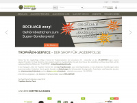 trophaeen-service.shop Webseite Vorschau