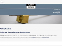 algewa.ch Webseite Vorschau