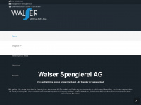 walser-spenglerei.ch Webseite Vorschau