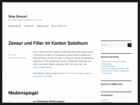 stop-zensur.ch Webseite Vorschau