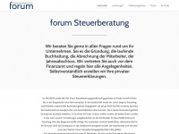steuerberatung-forum.de Webseite Vorschau