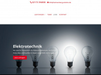 hahnenberg-elektro.de Webseite Vorschau