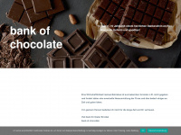 bank-of-chocolate.de Webseite Vorschau
