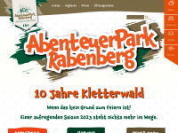 abenteuerpark860.de Webseite Vorschau