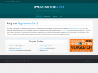 hygrometer.guru Webseite Vorschau