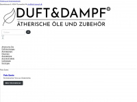 duft-dampf.ch Webseite Vorschau