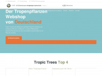 tropictrees.de Webseite Vorschau