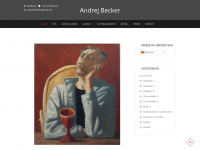 becker-gallery.com Webseite Vorschau